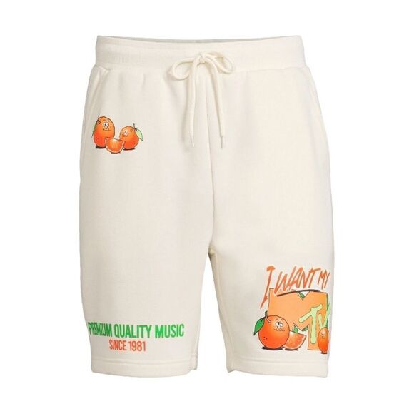 Men's MTV Fleece Comfy Active Jogger Lounge Shorts Size 3XL - Picture 3 of 6